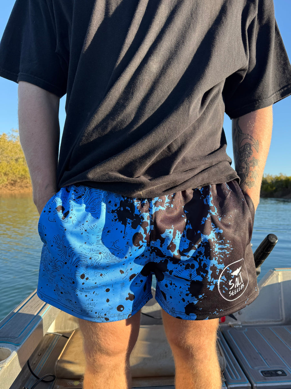 Salt Seekers Footy Shorts (Unisex)