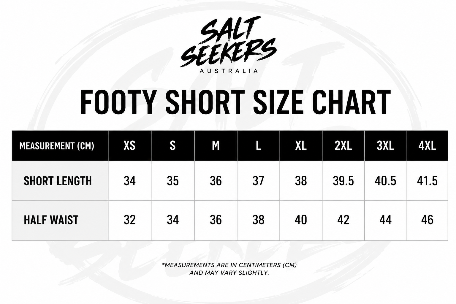Salt Seekers Footy Shorts (Unisex)